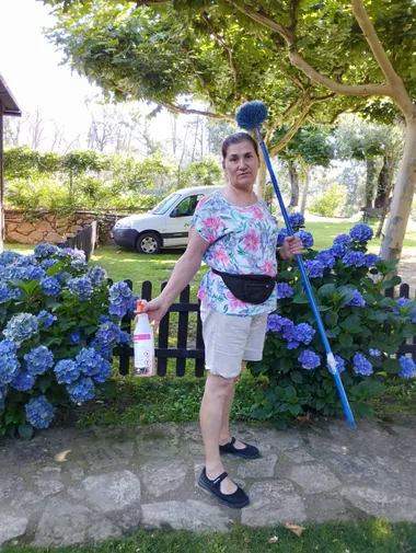 Elena, propietaria de Los Molinos La Vera, en Madrigal de la Vera