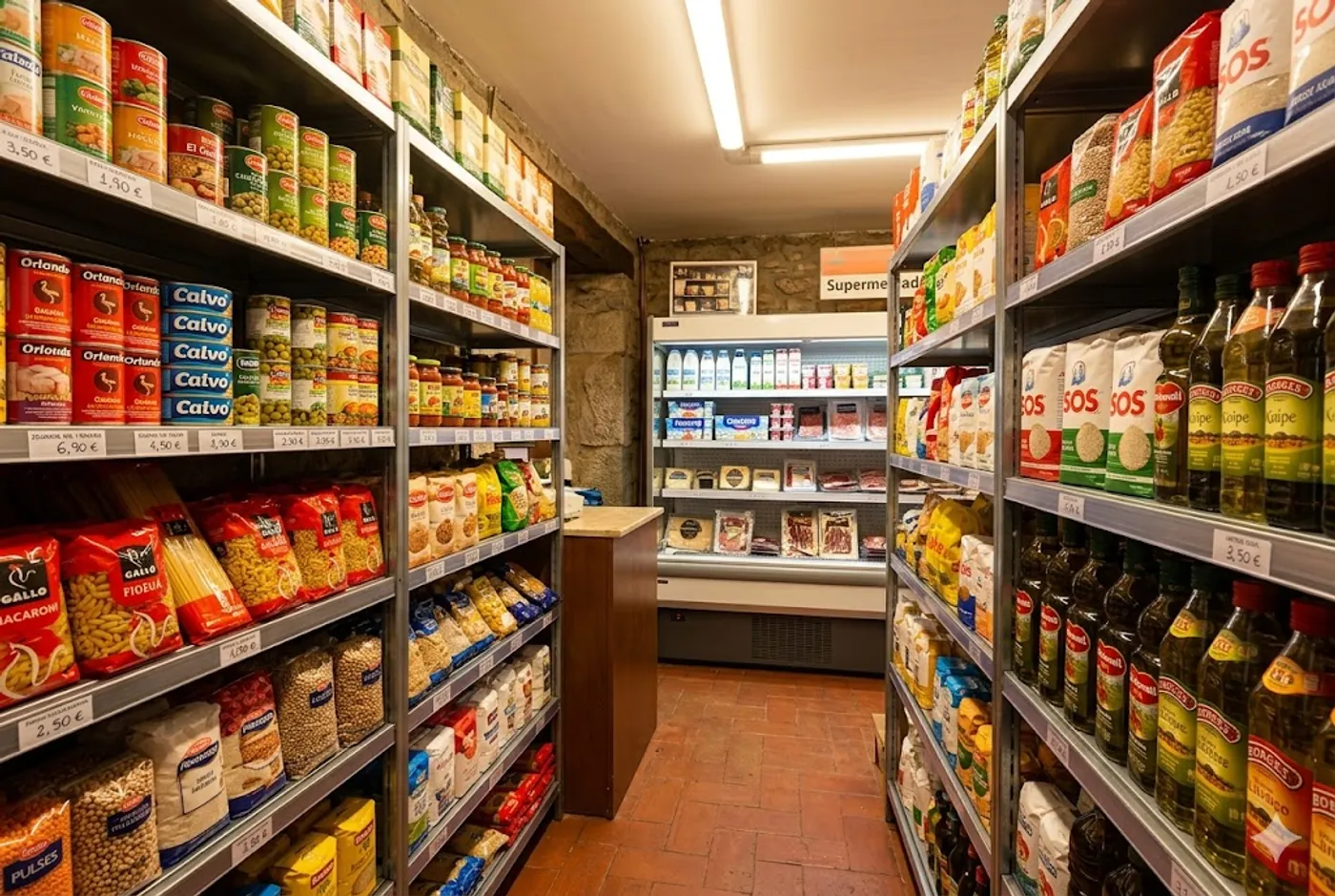 Estanterías de alimentación y despensa en Los Molinos La Vera