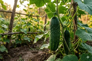 Pepinos frescos de cosecha propia en Los Molinos La Vera